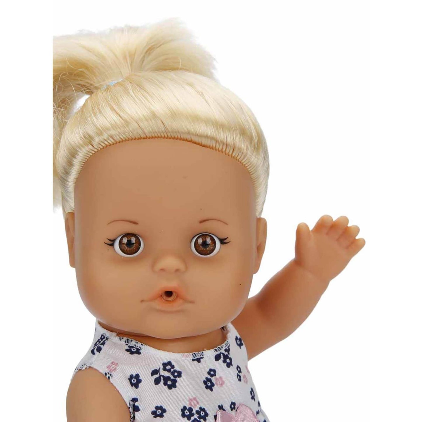 Sunman Oyuncak Bebek Set Boubou Altını Islatan 30Cm.Saçlı/Sessiz