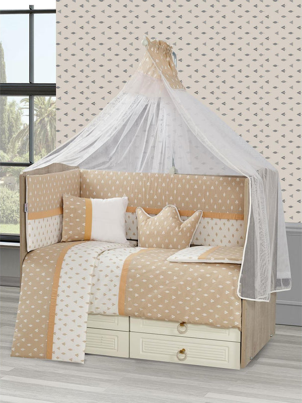 Aras Bebe Doğa Uyku Seti 60*121 - Kahverengi