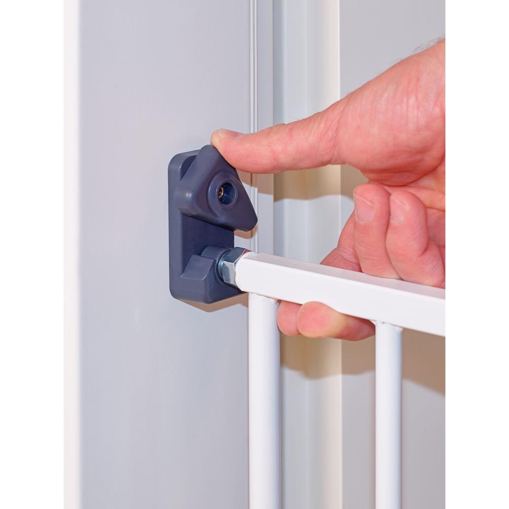 Wellgro 62-102 cm Metal Uzayan Güvenlik Kapısı - Beyaz