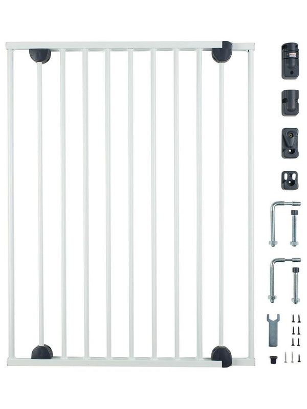 Wellgro 62-102 cm Metal Uzayan Güvenlik Kapısı - Beyaz