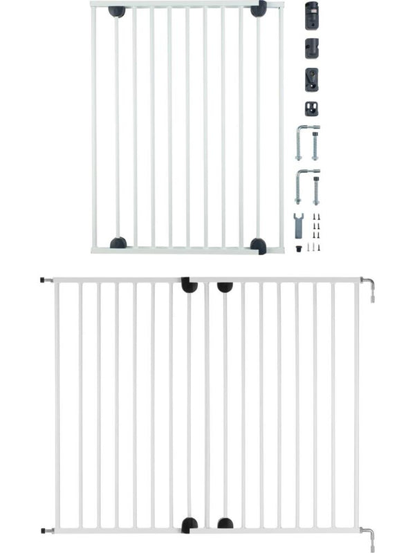 Wellgro 62-102 cm Metal Uzayan Güvenlik Kapısı - Beyaz