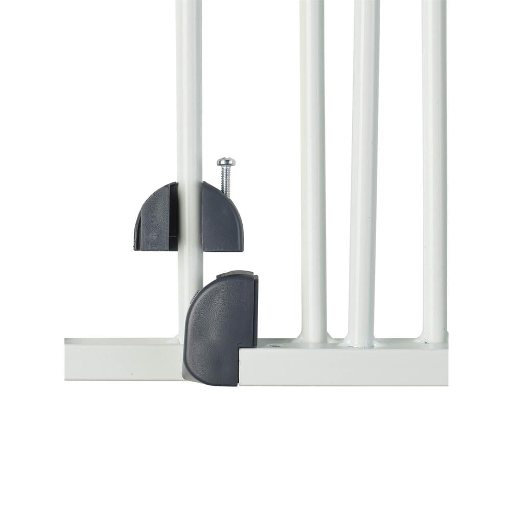 Wellgro 62-102 cm Metal Uzayan Güvenlik Kapısı - Beyaz