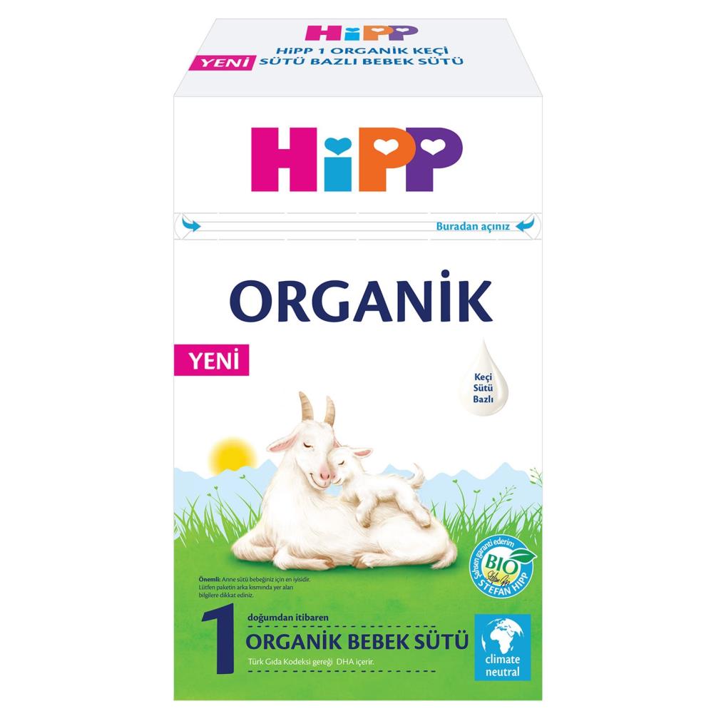 HiPP 1 Organik Keçi Sütü  Bazlı Bebek Sütü 400 gr