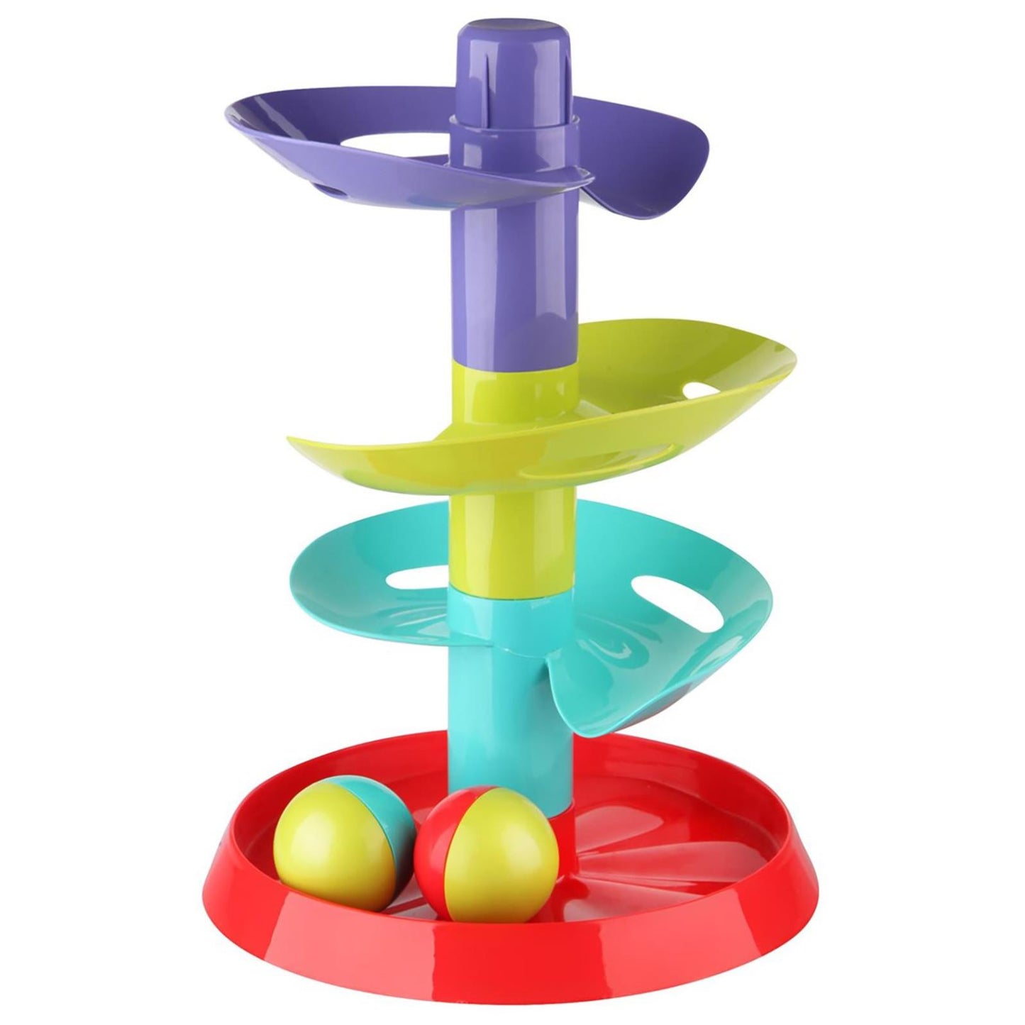 Let's Be Child Renkli Top Yuvarlama Kulesi