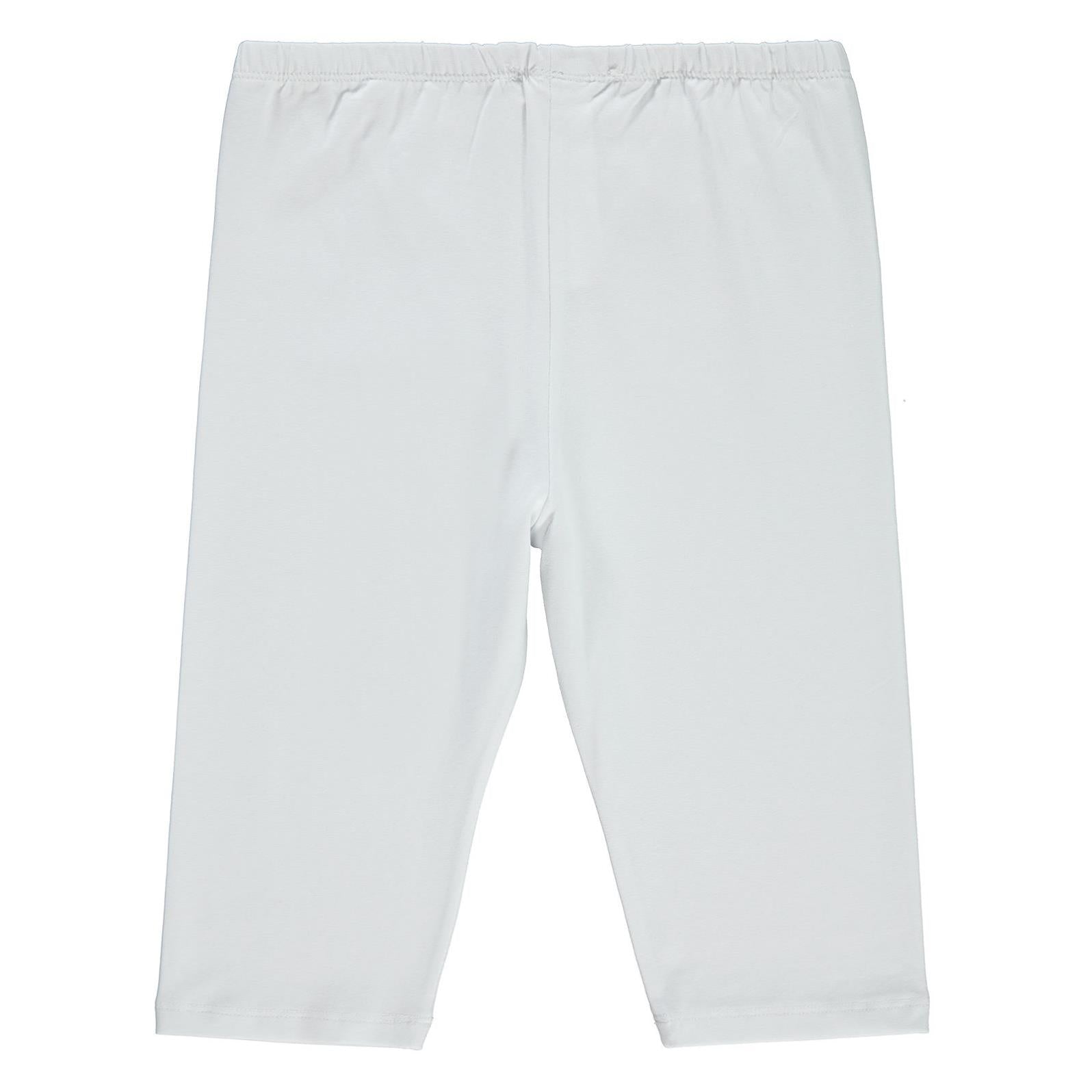 Civil Girls Kısa 10-13 Yaş Tayt - Beyaz