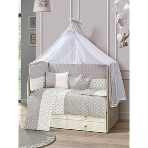 Aras Bebe Doğa Uyku Seti 60*121 - Gri