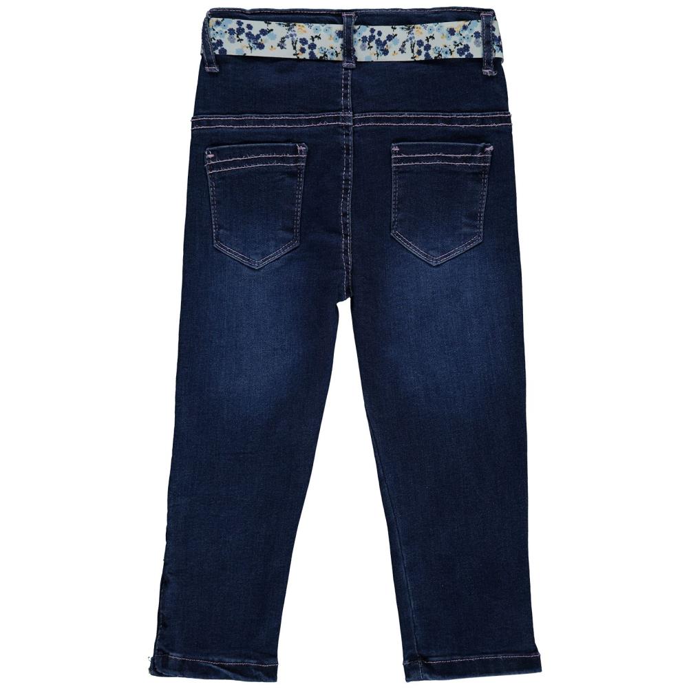 Civil Girls Paça Düğmeli 2-5 Yaş Pantolon - Lacivert