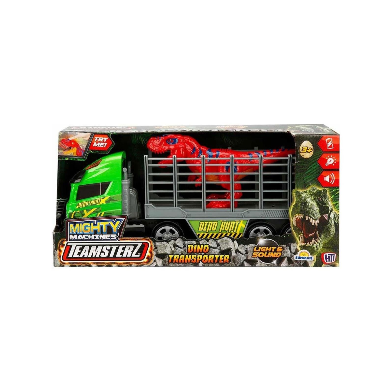 Sunman Oyuncak Mighty Machines Sesli ve Işıklı Dino Transporter