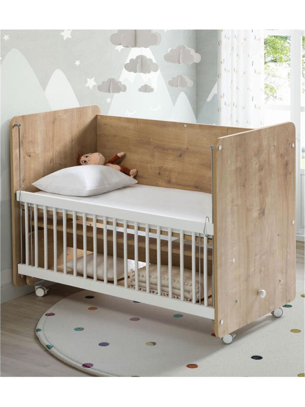 Babywhen Sallanan ve Tekerlekli Başucu Beşiği 60x120 cm
