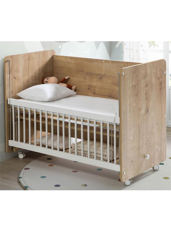 Babywhen Sallanan ve Tekerlekli Başucu Beşiği 60x120 cm