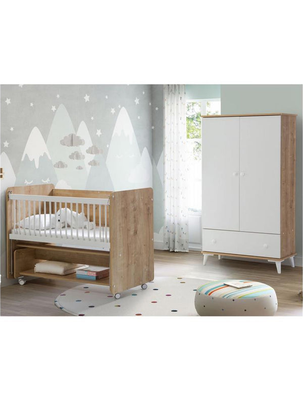 Babywhen Sallanan ve Tekerlekli Başucu Beşiği 60x120 cm