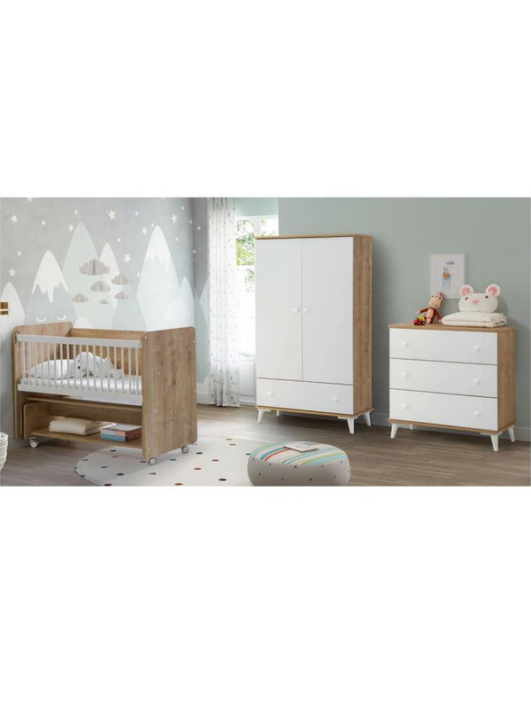 Babywhen Sallanan ve Tekerlekli Başucu Beşiği 60x120 cm