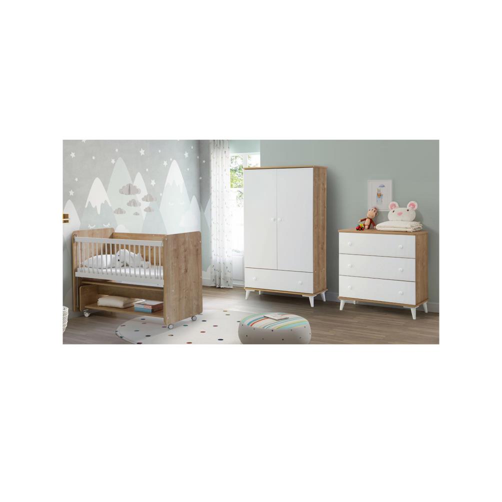 Babywhen Sallanan ve Tekerlekli Başucu Beşiği 60x120 cm