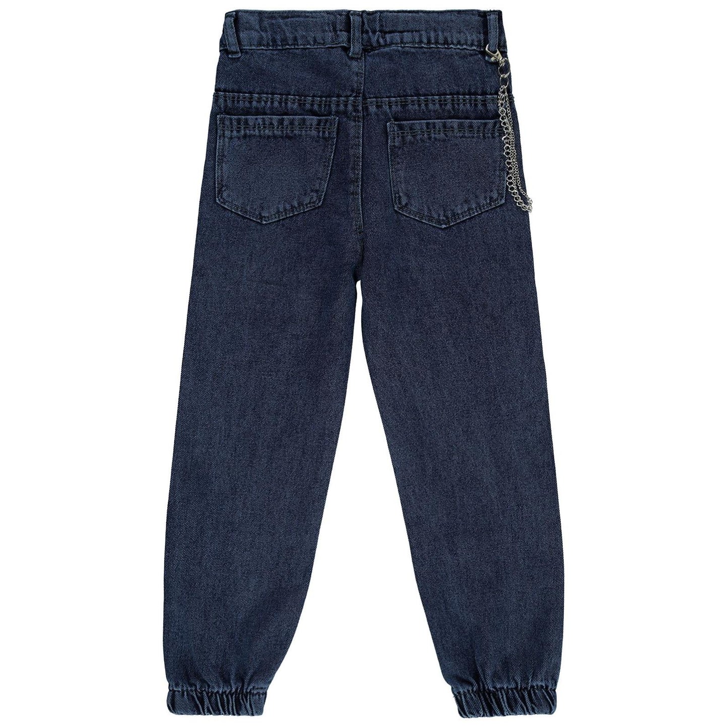 Civil Girls Torba Cepli Kapaklı 10-13 Yaş Pantolon - Mavi