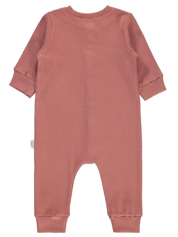 Civil Baby Düz Basic 1-6 Ay Tulum - Pembe