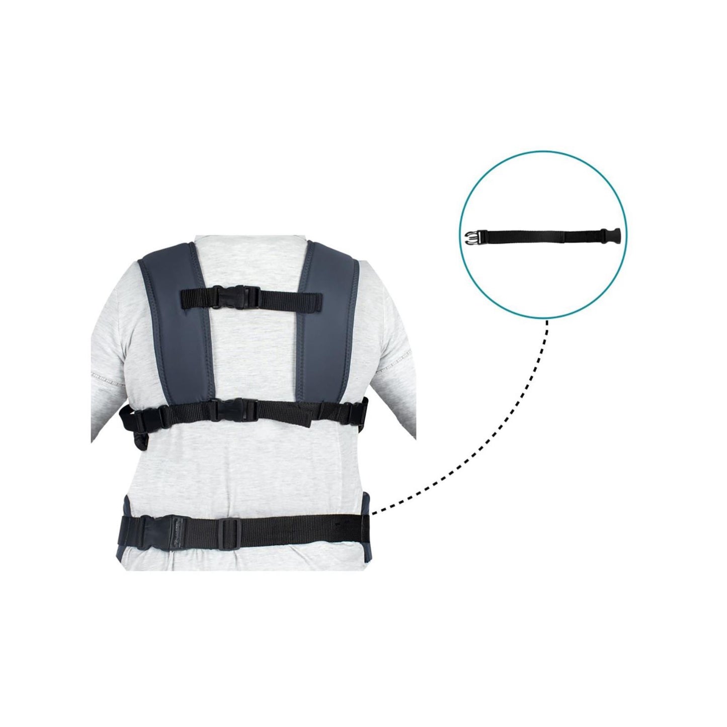 Sevi Bebe Lüks Bebe Kanguru  - Gri