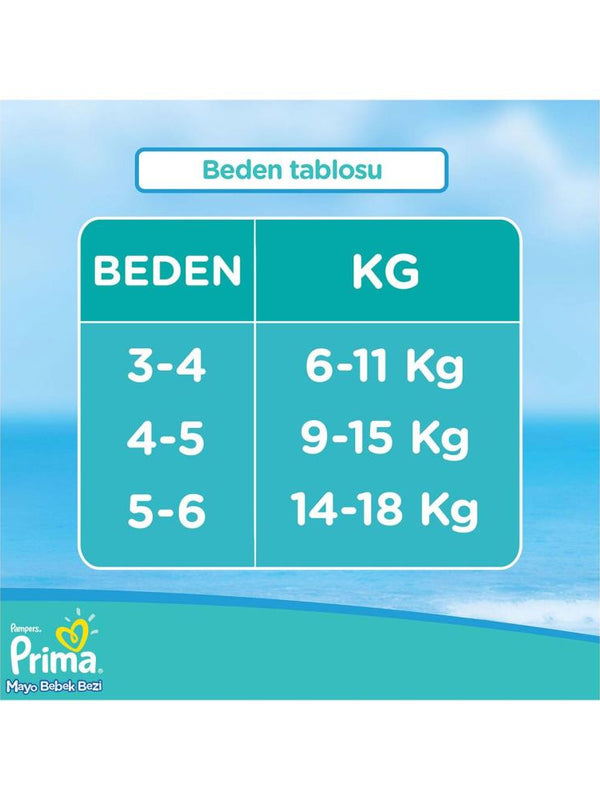 Prima Mayo Bebek Bezi 5-6 Beden 10 Adet