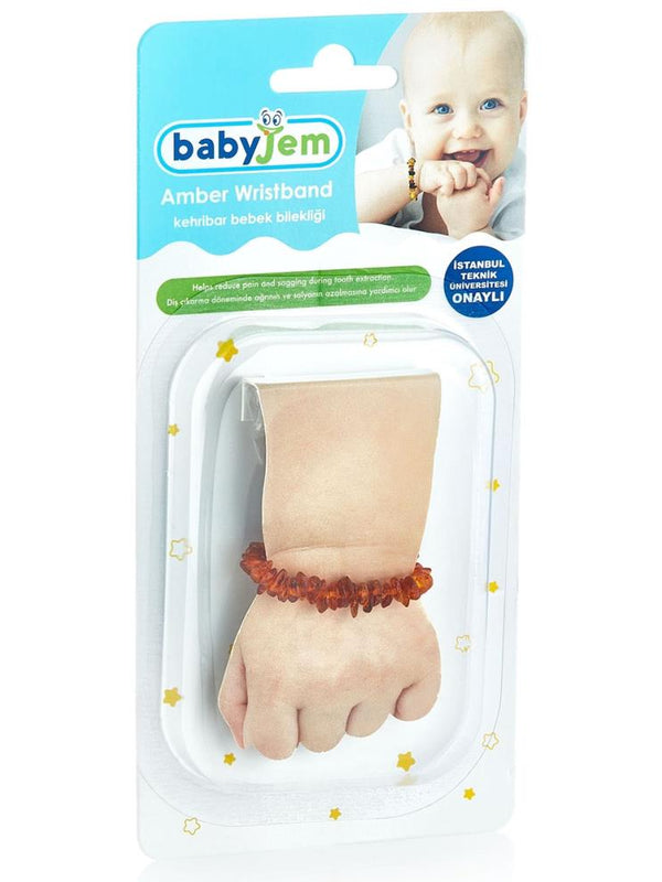 Babyjem Kehrıbar Bebek Bıleklıgı - Sarı