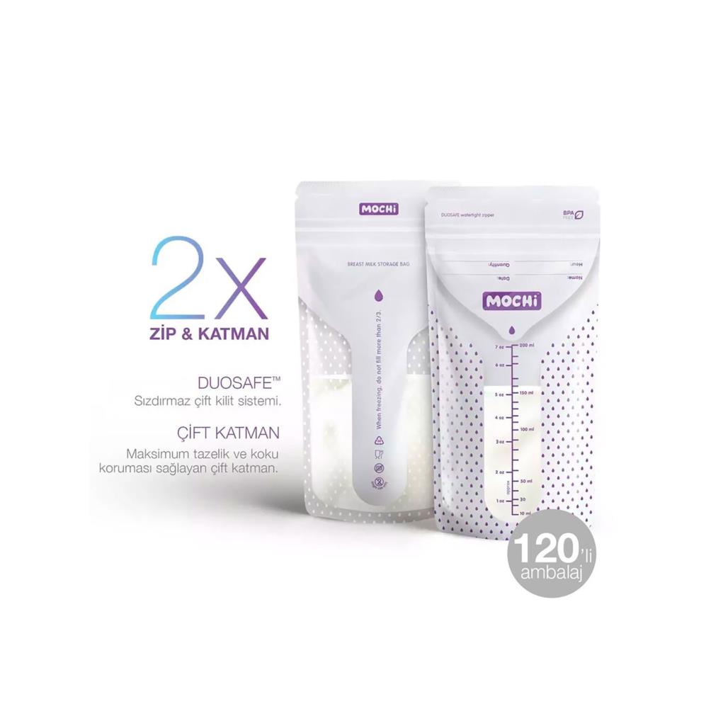 Mochi Anne Sütü Poşeti 200 ml 120 li