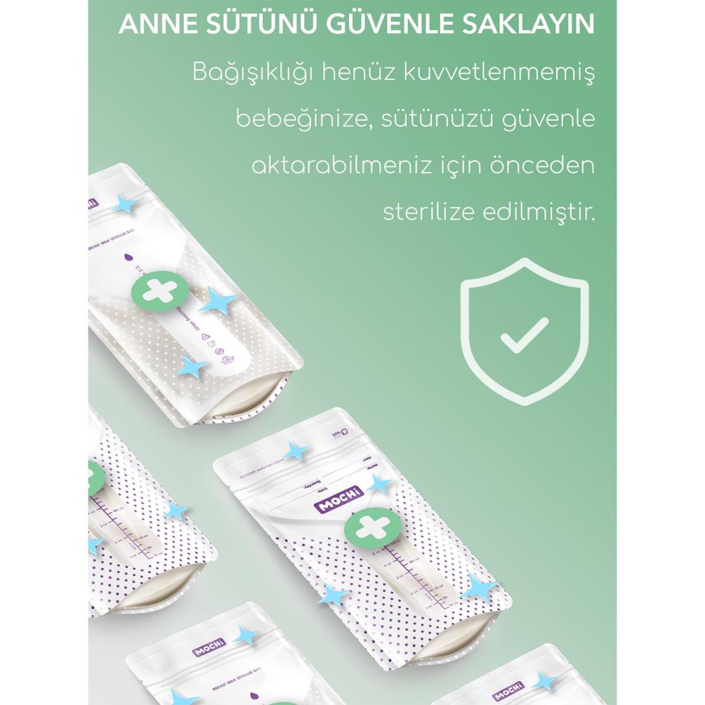 Mochi Anne Sütü Poşeti 200 ml 120 li