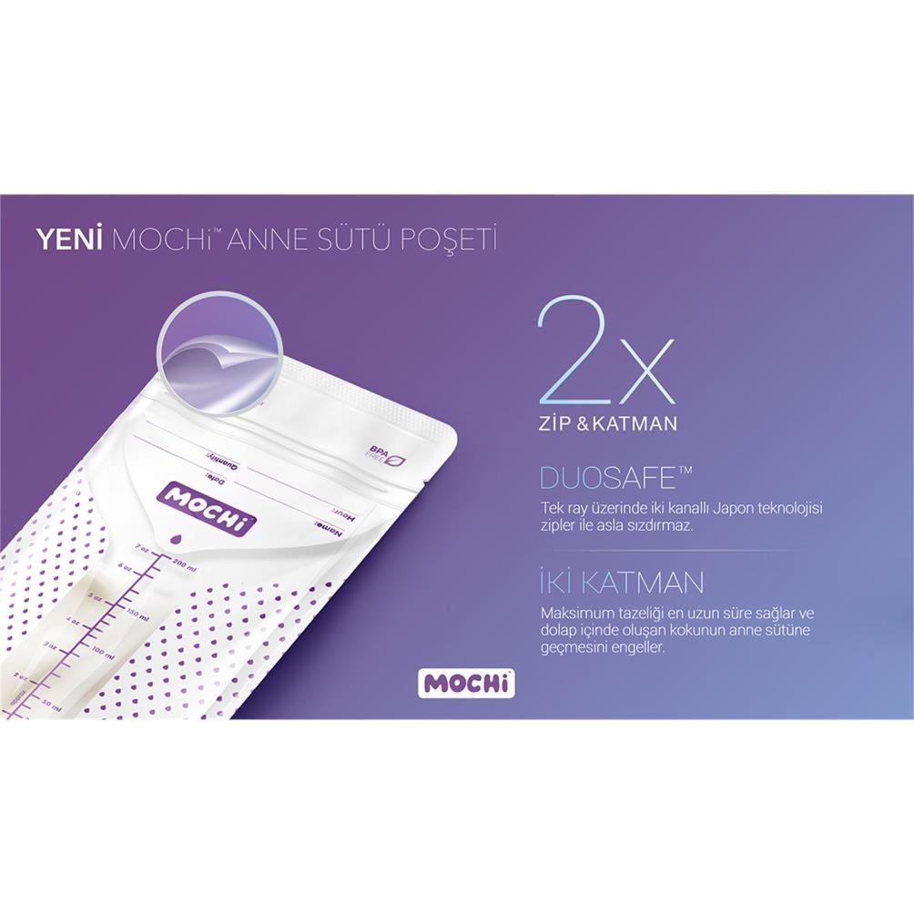 Mochi Anne Sütü Poşeti 200 ml 120 li
