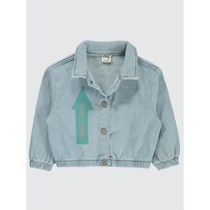 Civil Baby Ok İşareti Baskılı 9-18 Ay Ceket - Mavi