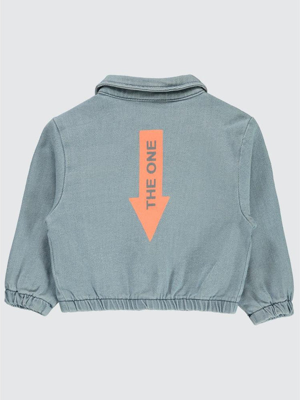 Civil Baby Ok İşareti Baskılı 9-18 Ay Ceket - Mavi