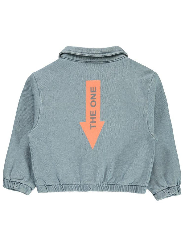 Civil Baby Ok İşareti Baskılı 9-18 Ay Ceket - Mavi