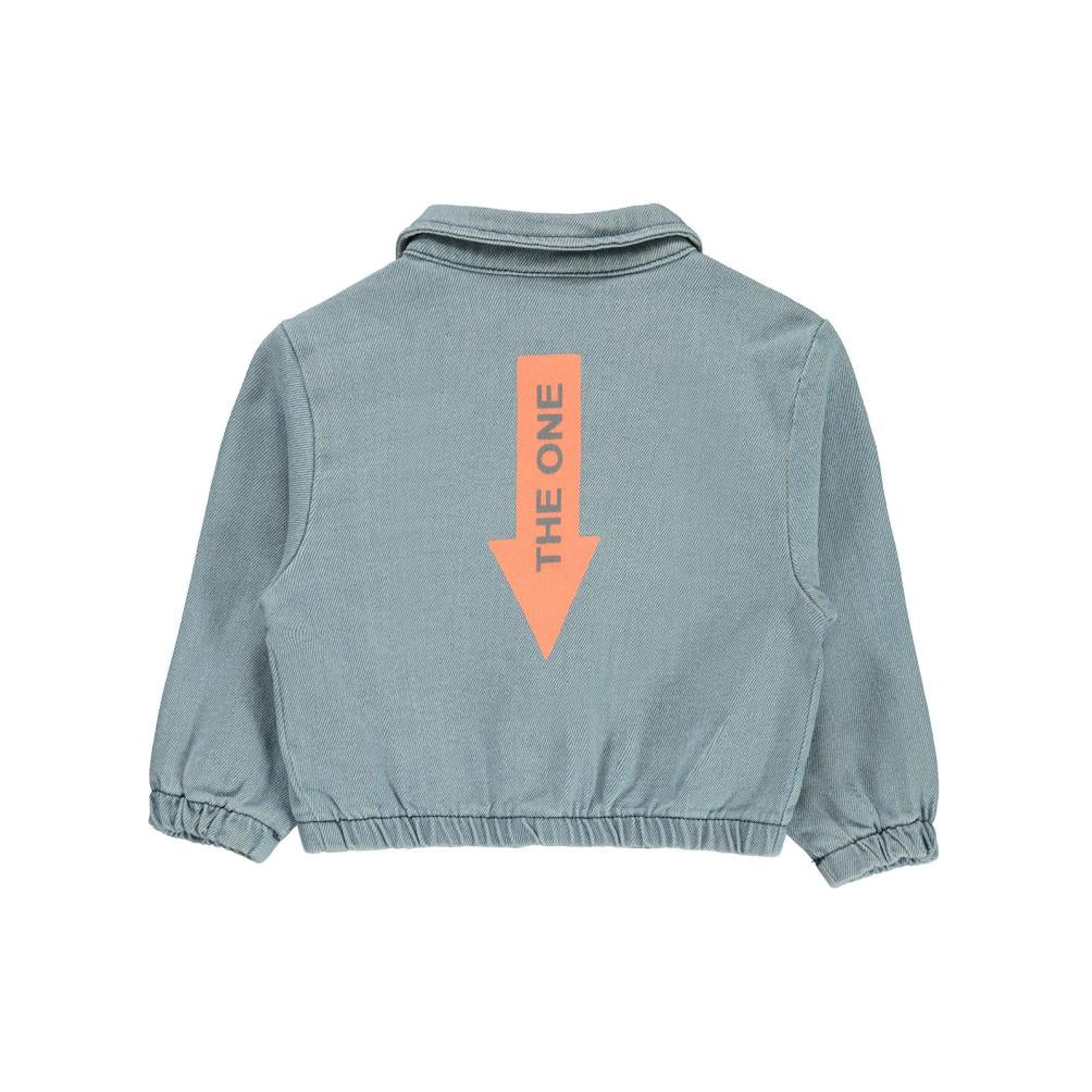 Civil Baby Ok İşareti Baskılı 9-18 Ay Ceket - Mavi