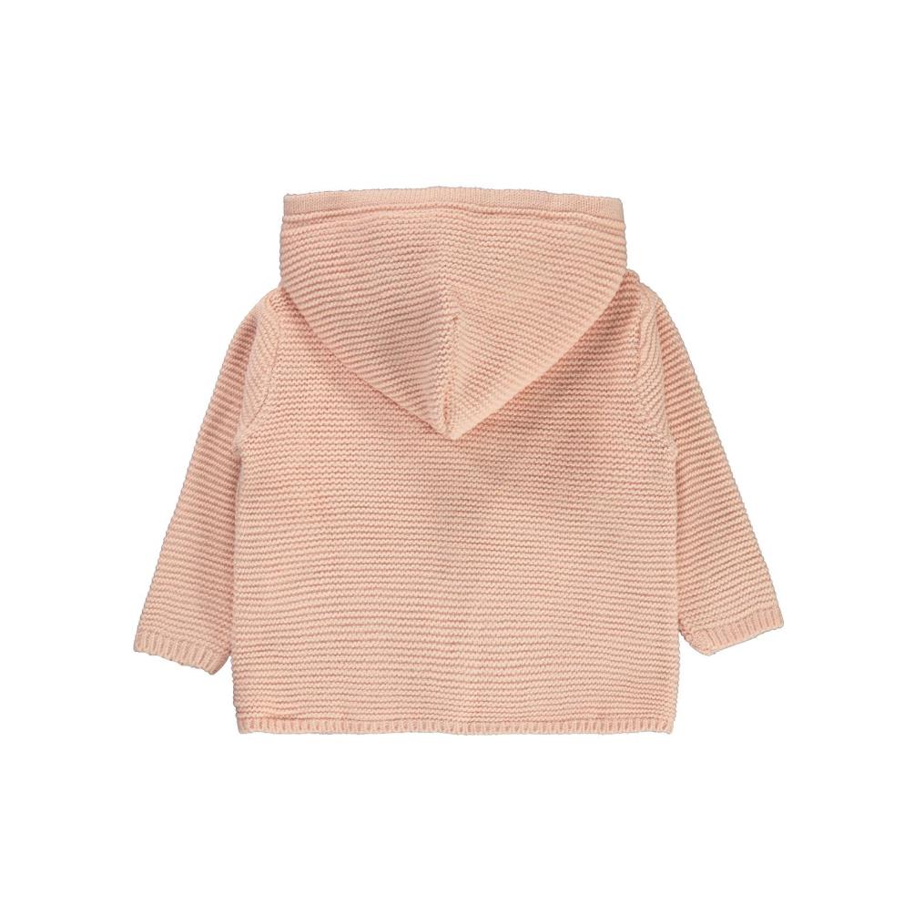 Civil Baby Örgülü Welsoftlu 6-18 Ay Hırka - Pudra