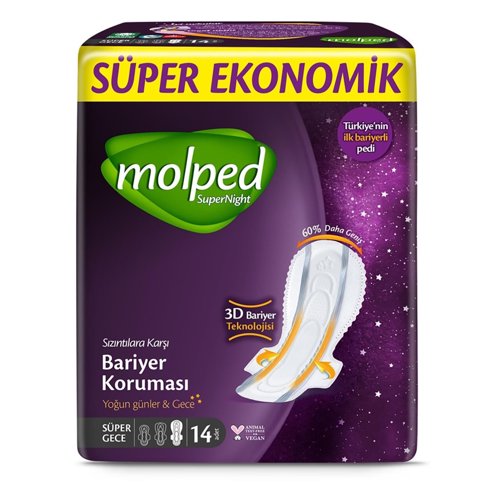 Molped Süpernight Süper Gece 14'lü S.Eko