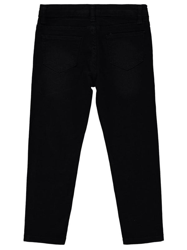 Civil Boys Klasik Petek Kumaş 10-13 Yaş Pantolon - Siyah