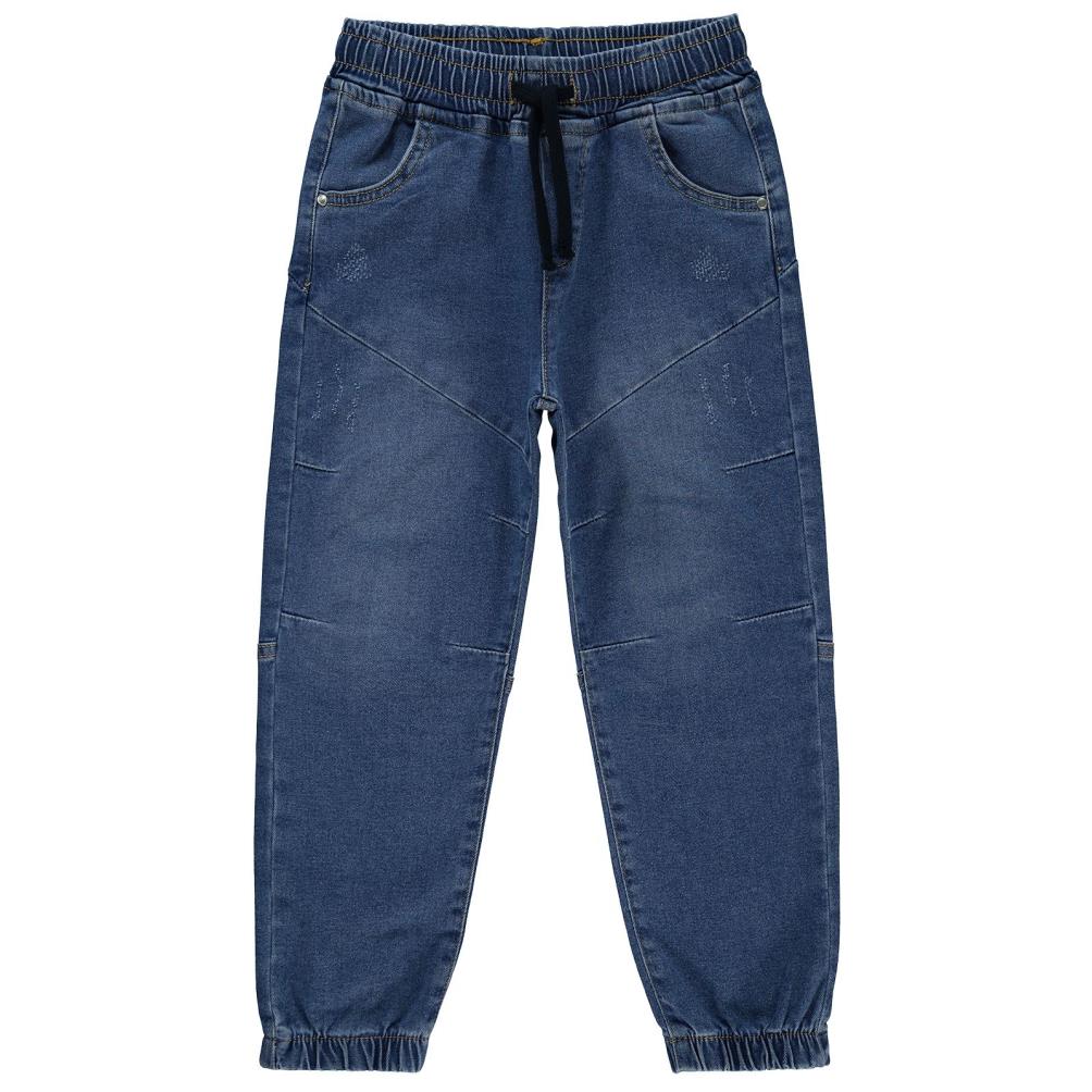 Civil Boys Bel Paça Lastikli Parçalı 10-13 Yaş Pantolon - Mavi