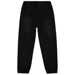 Civil Boys Bel Paça Lastikli Parçalı 6-9 Yaş Pantolon - Siyah