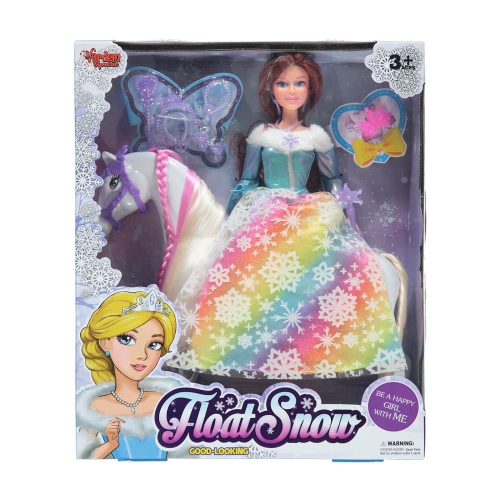 Vardem Oyuncak Aksesuarlı Atlı Bebek Renkli