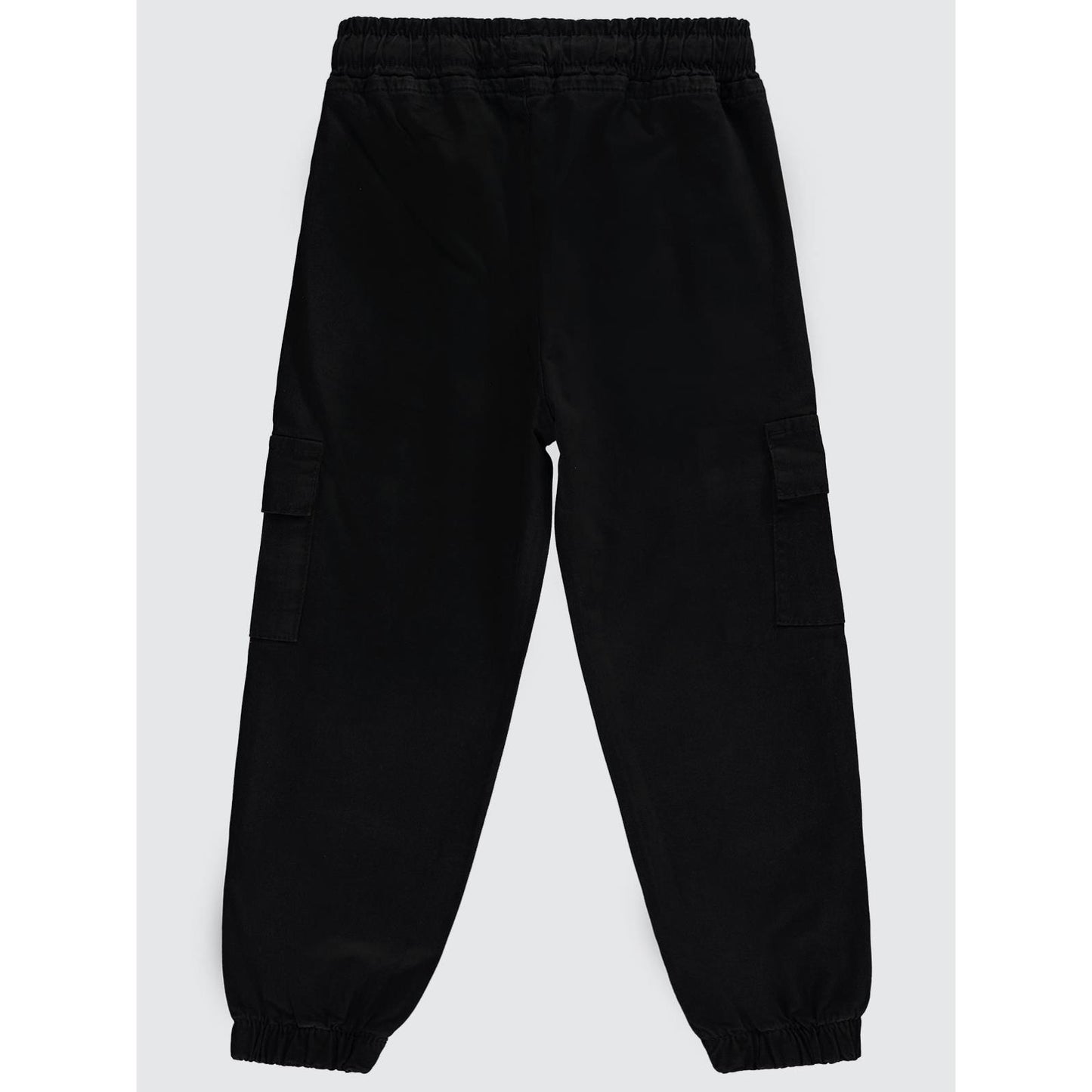 Civil Boys Bel Paça Lastikli Kargo Cepli 6-9 Yaş Pantolon - Siyah