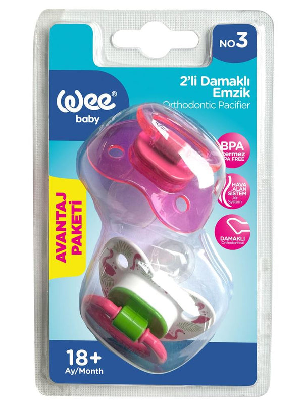 Wee Baby 2’li Damaklı Emzik No:3