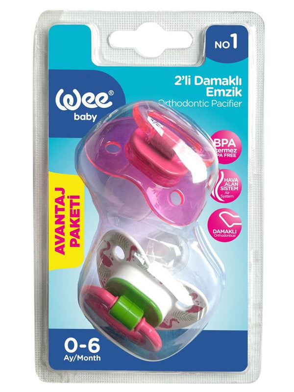 Wee Baby 2’li Damaklı Emzik No:1