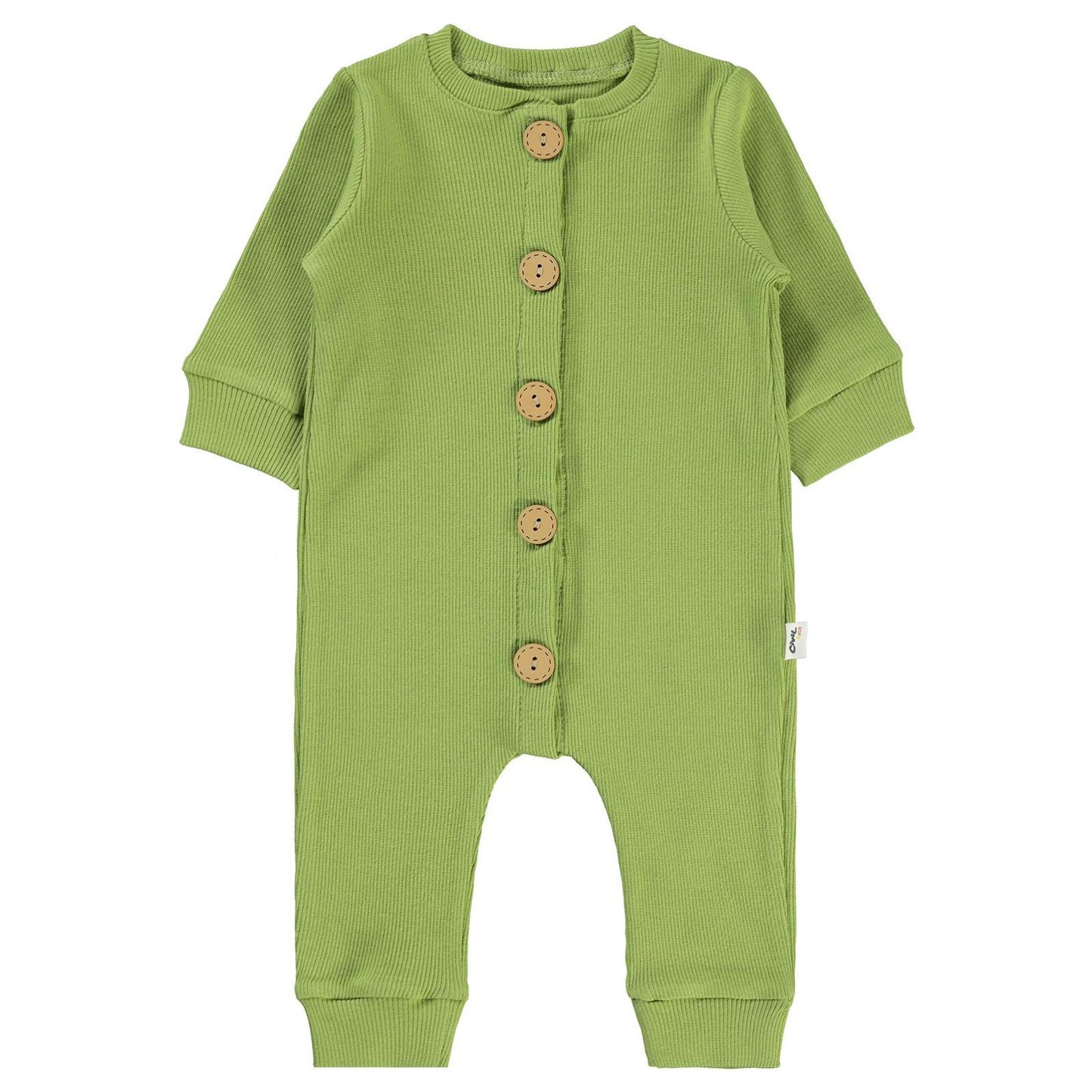 Civil Baby Düz Basic 1-6 Ay Tulum - Yeşil