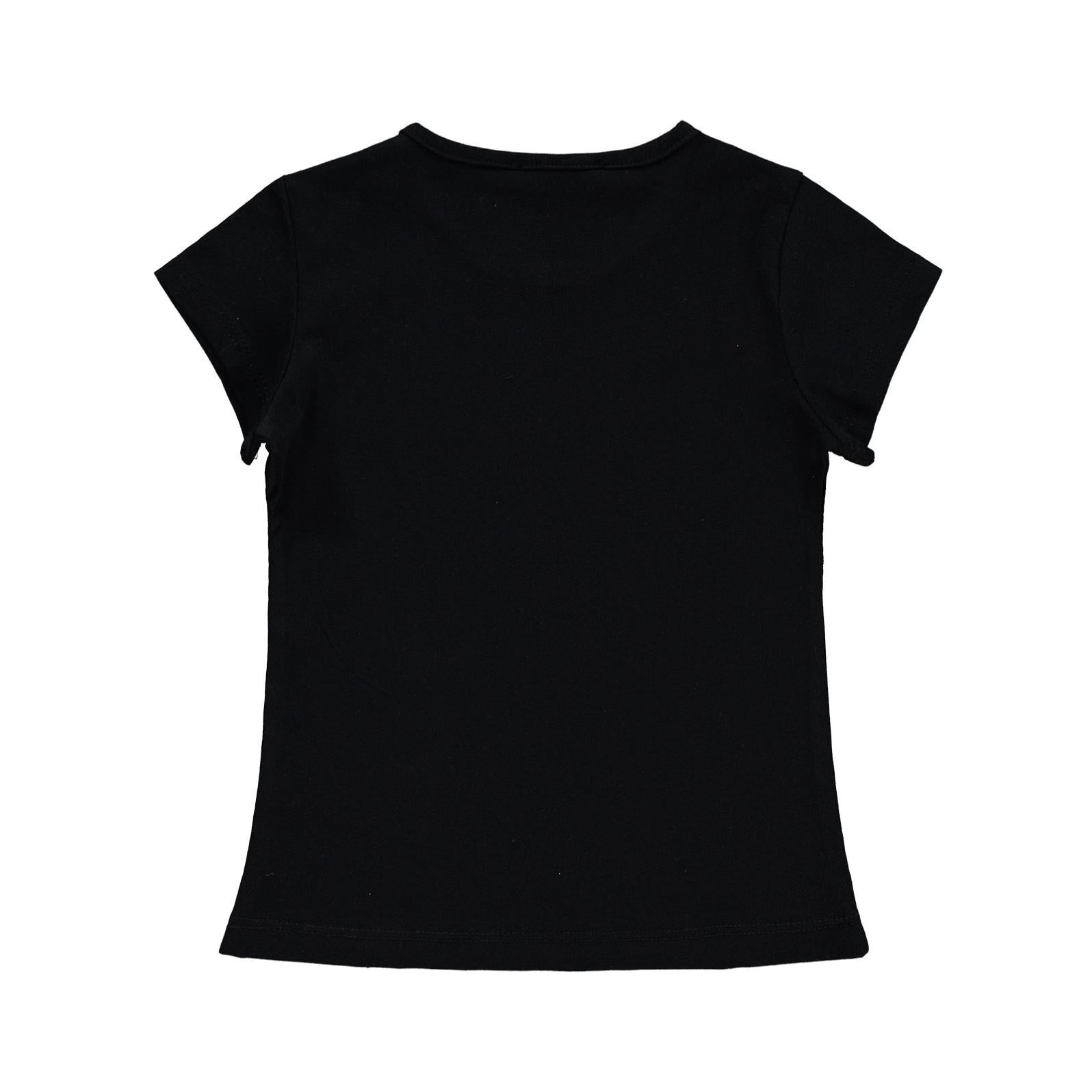Civil Girls Basic 2-5 Yaş Tişört - Siyah