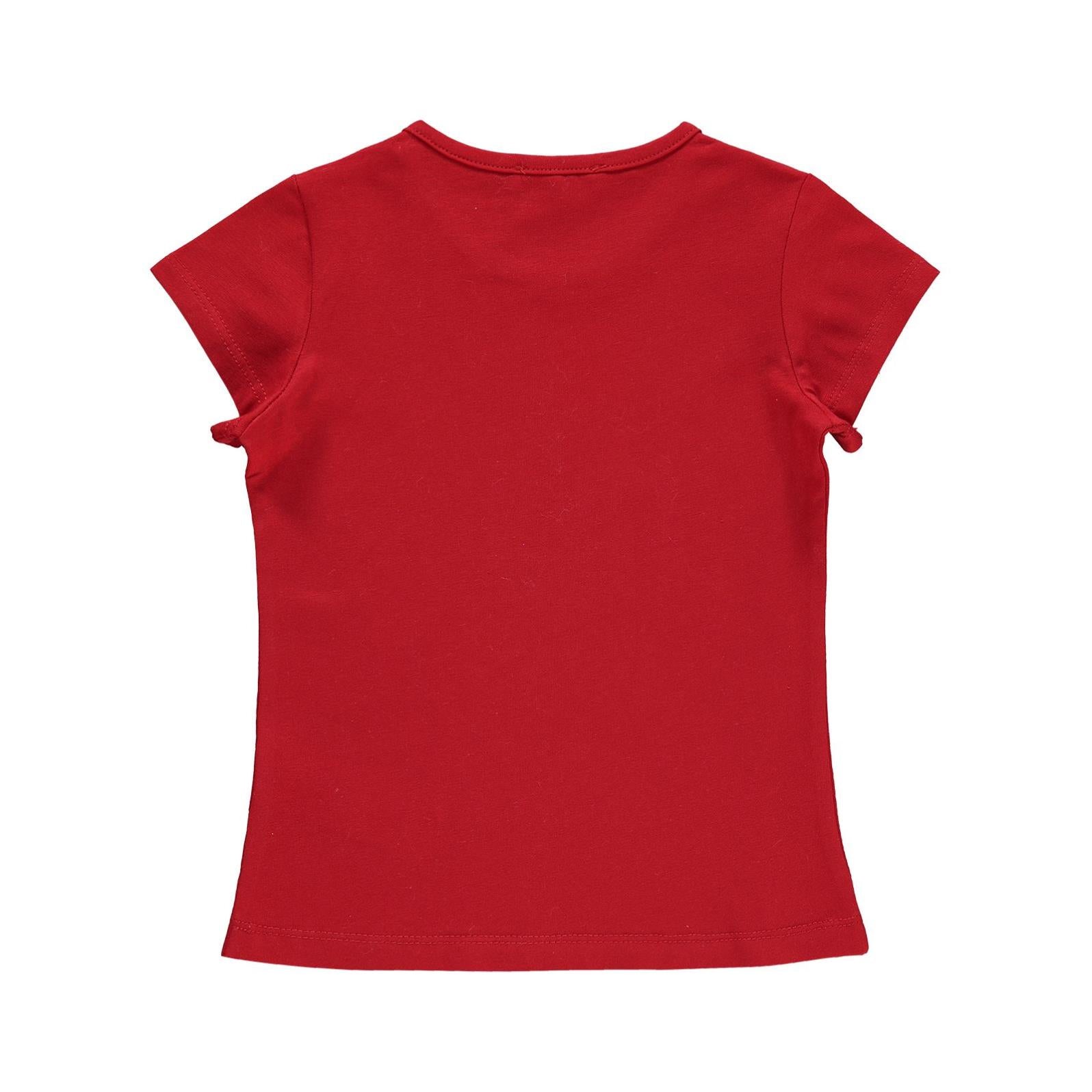 Civil Girls Basic 2-5 Yaş Tişört - Kırmızı