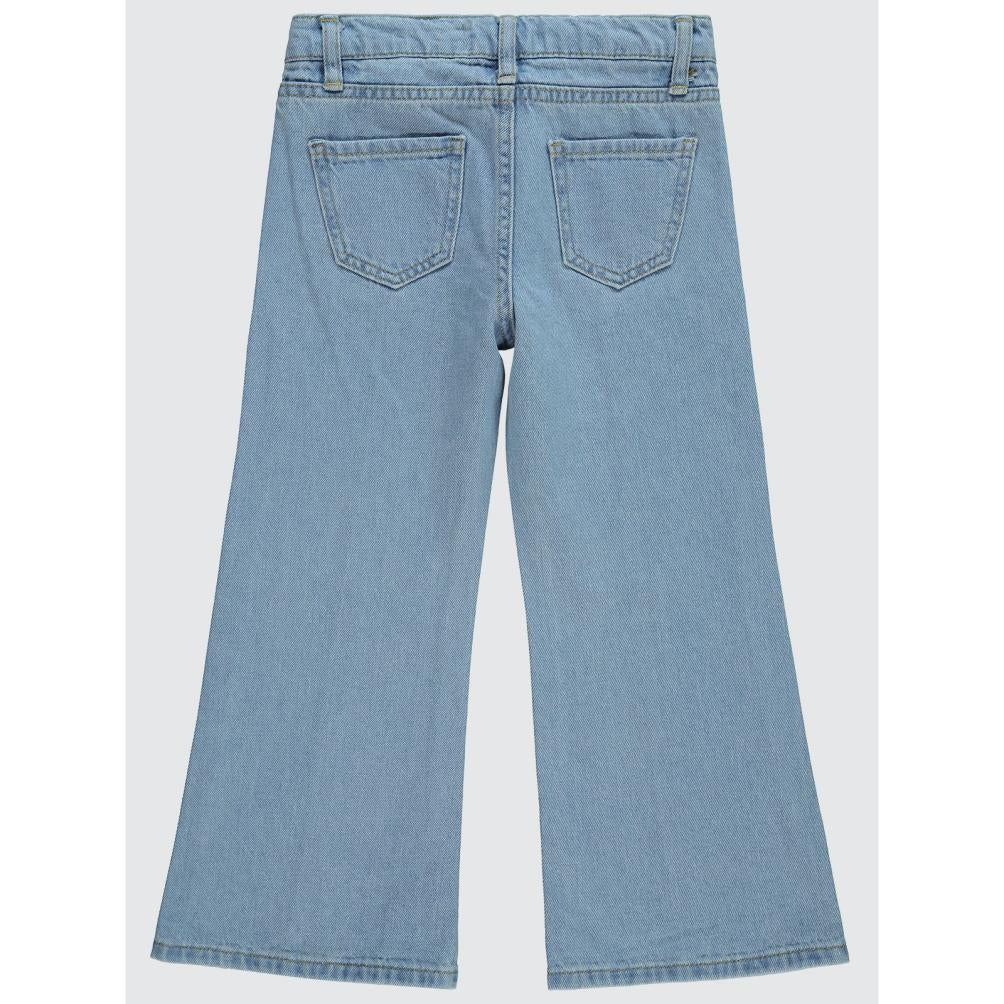 Civil Girls Yırtmaçlı 10-13 Yaş Pantolon - Mavi