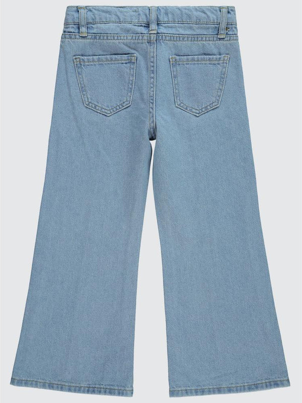 Civil Girls Yırtmaçlı 10-13 Yaş Pantolon - Mavi