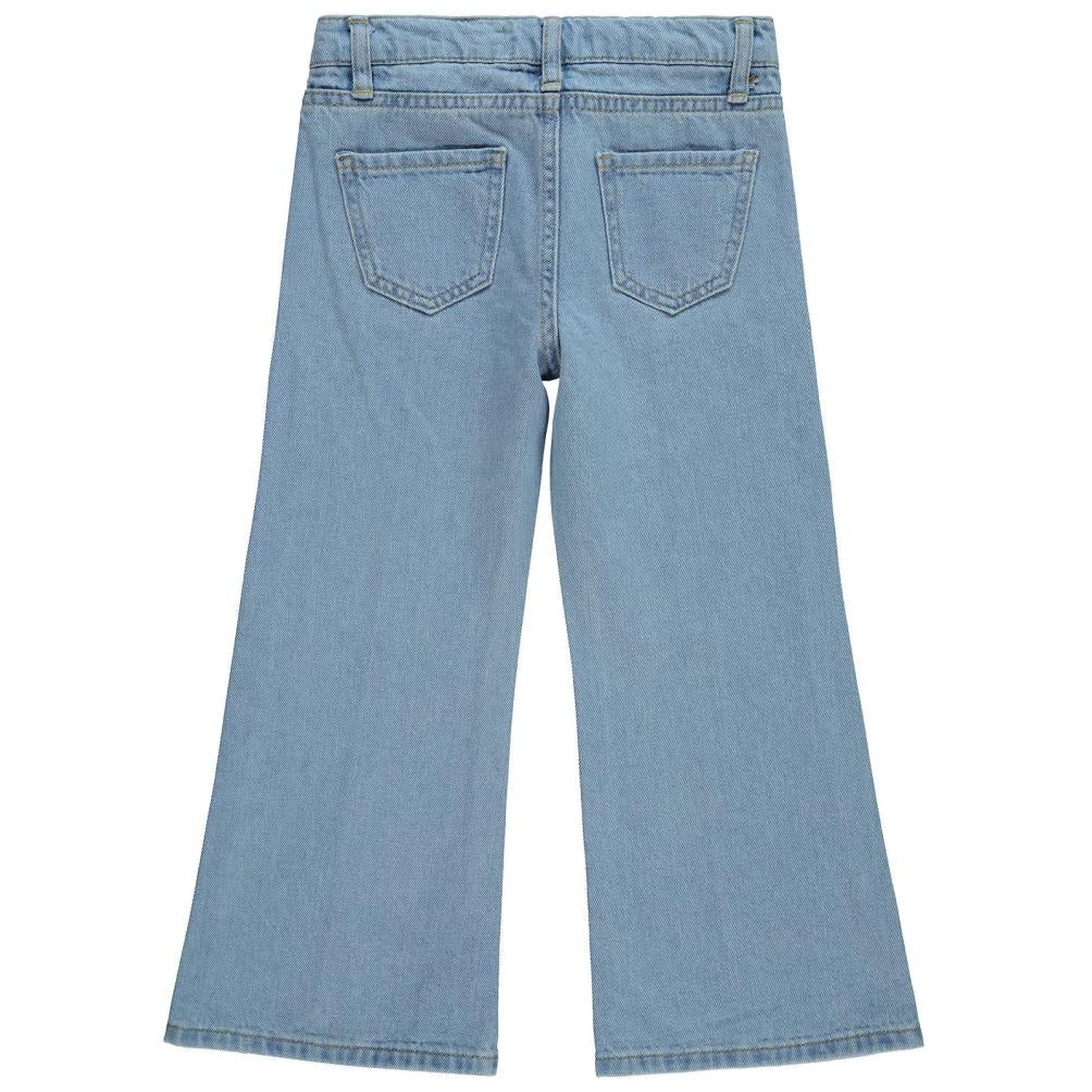 Civil Girls Yırtmaçlı 10-13 Yaş Pantolon - Mavi