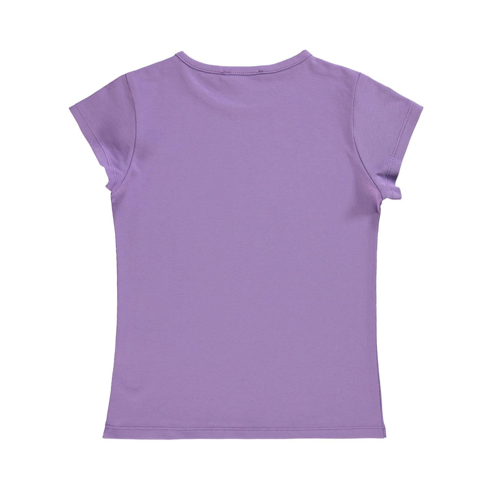 Civil Girls Basic 6-9 Yaş Tişört - Lila