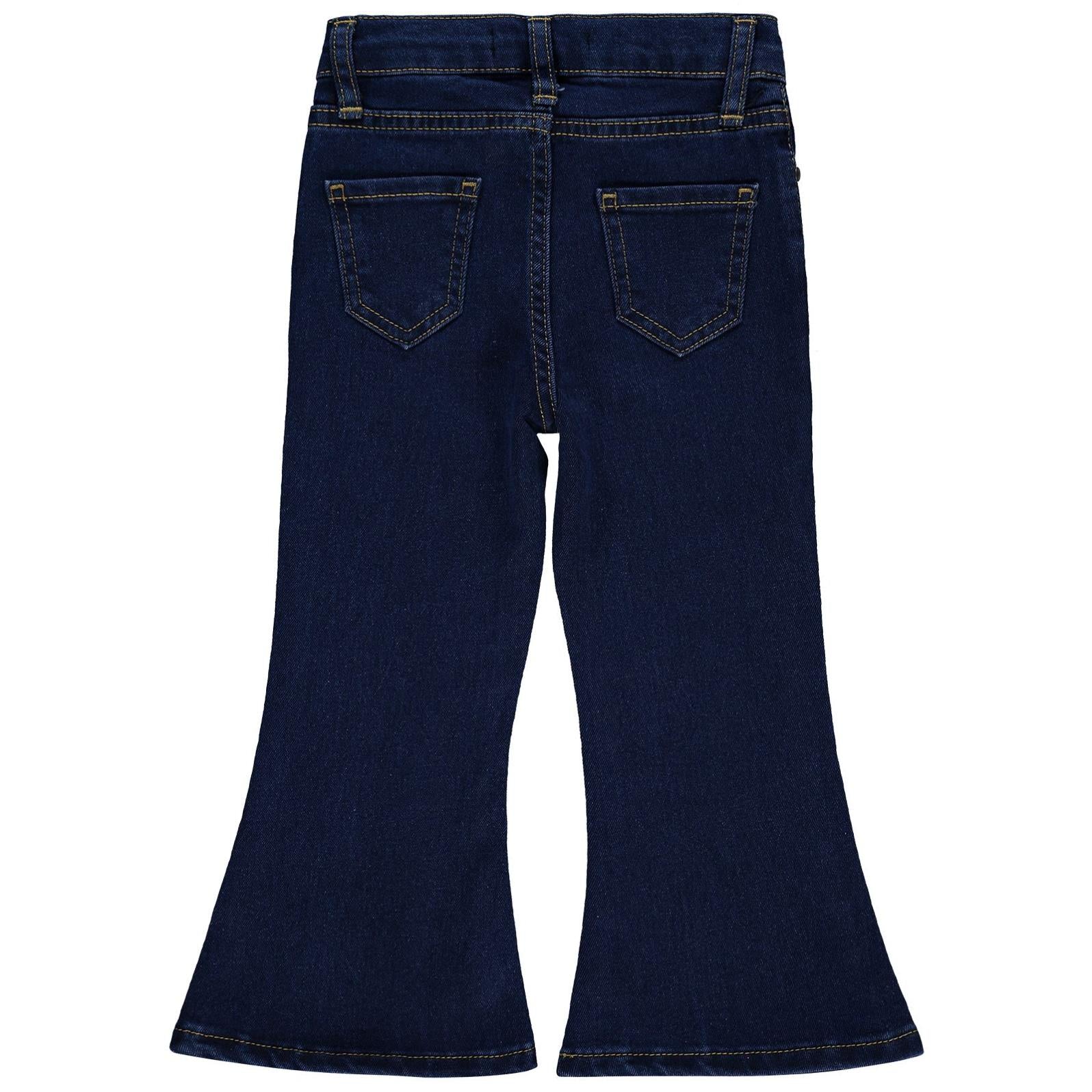 Civil Girls İspanyol Paça 2-5 Yaş Pantolon - Mavi