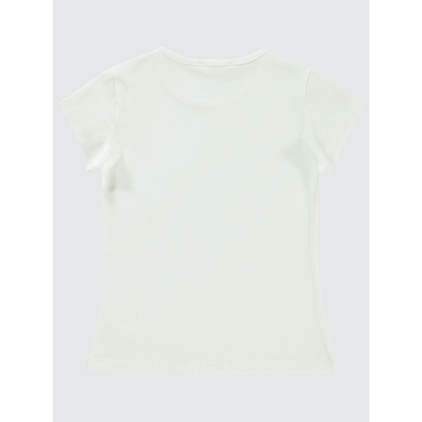 Civil Girls Basic 2-5 Yaş Tişört - Ekru