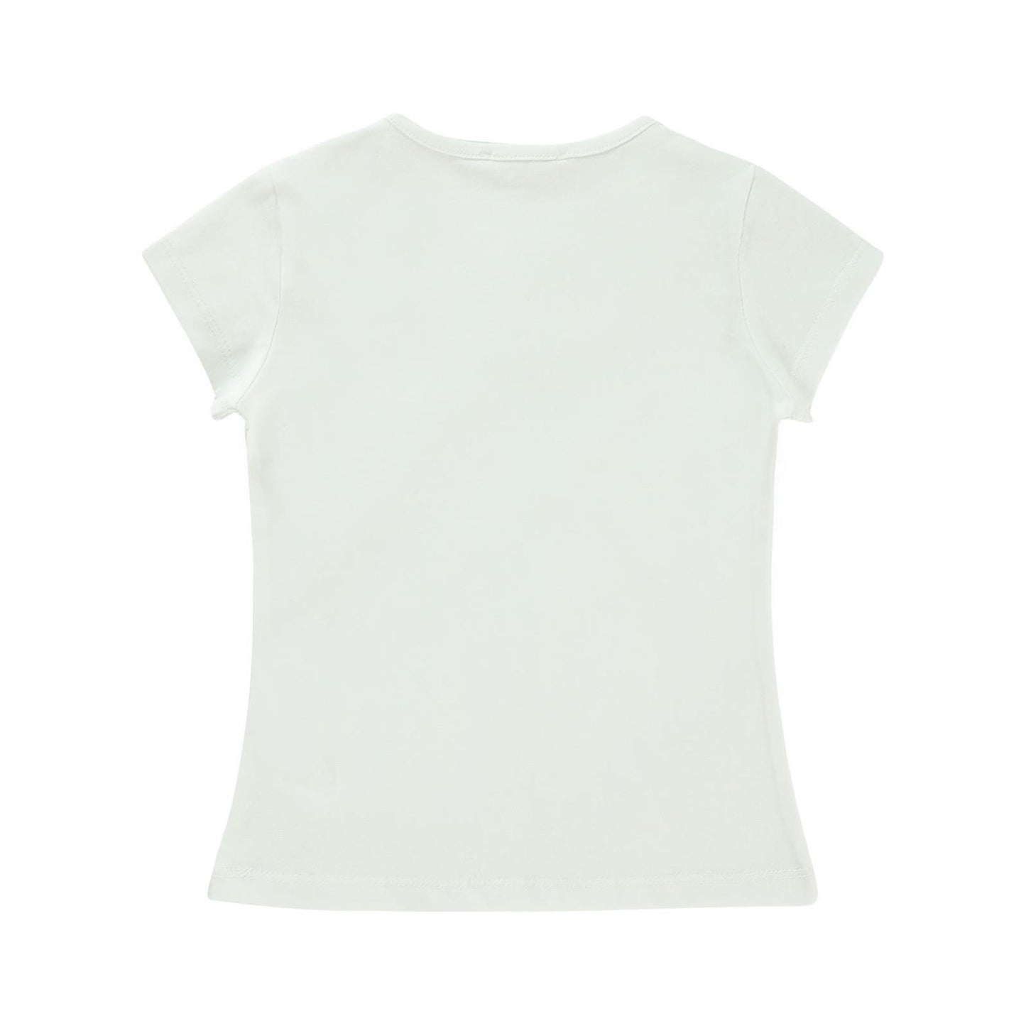 Civil Girls Basic 2-5 Yaş Tişört - Ekru