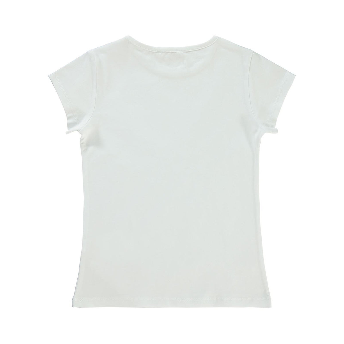 Civil Girls Basic 6-9 Yaş Tişört - Ekru