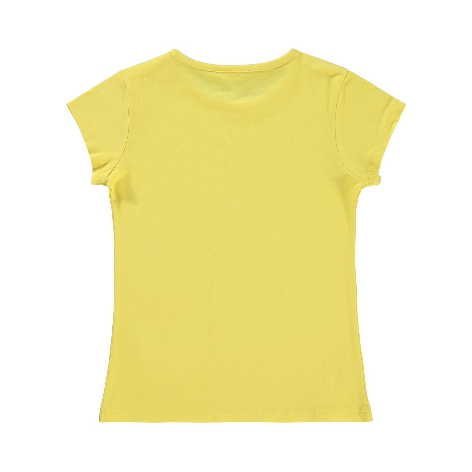 Civil Girls Basic 6-9 Yaş Tişört - Sarı